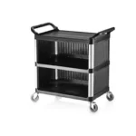 Enazon Plastik Servis Arabası 3 Katlı Kapalı Model