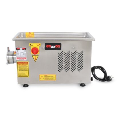 Enazon 12 No 12lik Et Kıyma Makinesi Geri Çalışma Özellikli 0,55Kw 0,75 Hp( Beygir) AYNA BIÇAK SUCUK