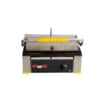 16 Dilim Elektrikli  Saf Demir Döküm Tost Makinesi Sarı 1550 W. Döküm :40x27 Cm - Görsel 2
