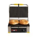 16 Dilim Elektrikli  Saf Demir Döküm Tost Makinesi Sarı 1550 W. Döküm :40x27 Cm - Görsel 5